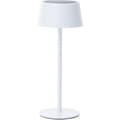 Miniatyrbild 4 av 6: Utomhusbordslampa - BRILJANT - PICCO - LED och solenergi - Metall och plast - 5 W - Vit