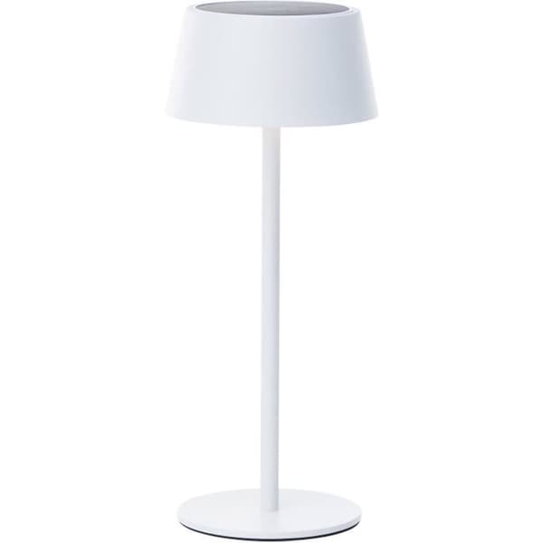 Utomhusbordslampa - BRILJANT - PICCO - LED och solenergi - Metall och plast - 5 W - Vit