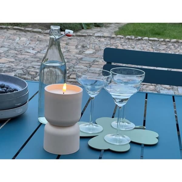 Utomhusbordslampa - BRILLIANT - LOVERE - Plast - 3 W - Ljusform - Beige och ljusbrun