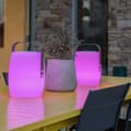 Pikkukuva 2 / 6: Trådlös bluetooth högtalarlampa - LUMISKY - LUCY PLAY - H31 cm - Dimbar vit och flerfärgad LED