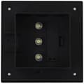 Miniatyrbild 9 av 11: vidaXL Sollampa LED set 6 st fyrkantig 12 cm svart -  Utebelysning