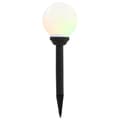 Miniatyrbild 4 av 11: vidaXL Sollampa LED set 4 st sfäriska 15 cm RGB -  Utebelysning