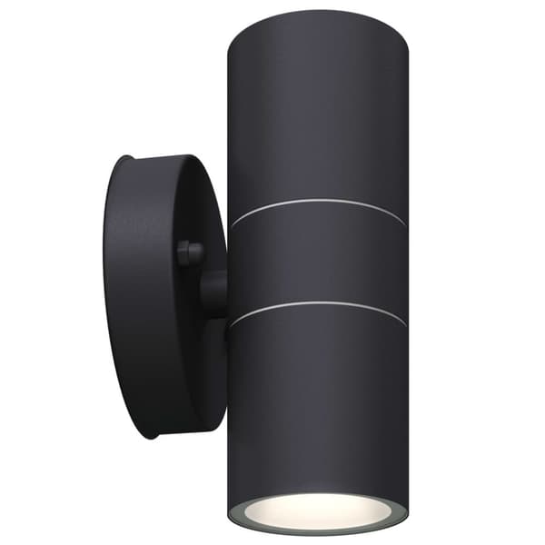 vidaXL Utomhusvägglampa LED 2 st rostfritt stål uppåt/nedåt -  Utebelysning