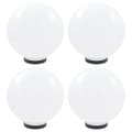 Miniatyrbild 1 av 7: vidaXL Globlampor 4 st LED sfäriska 30 cm PMMA -  Utebelysning
