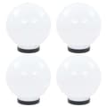 Miniatyrbild 1 av 7: vidaXL Globlampor 4 st LED sfäriska 20 cm PMMA -  Utebelysning