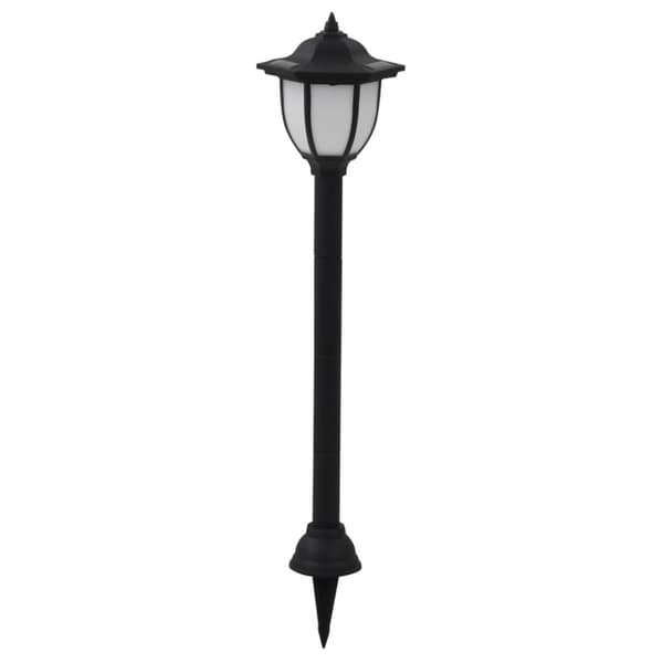 vidaXL Sollampa LED set 3 st svart -  Utebelysning