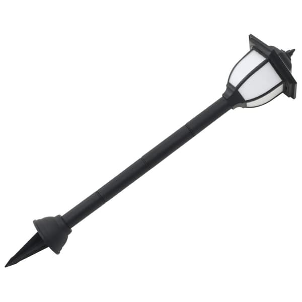 vidaXL Sollampa LED set 3 st svart -  Utebelysning