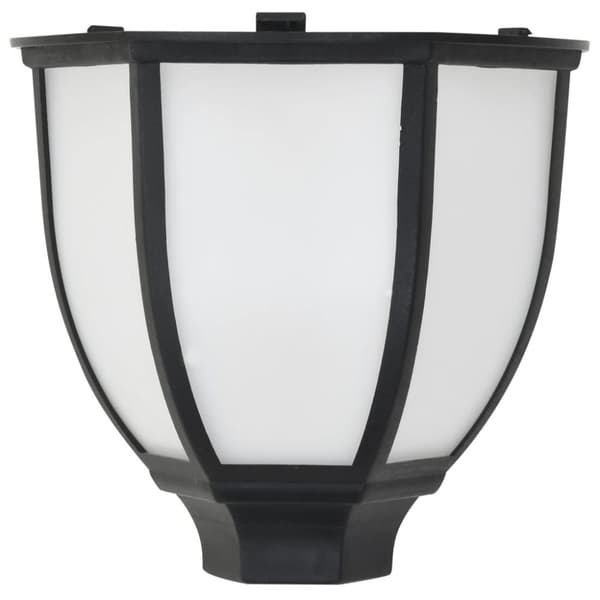 vidaXL Sollampa LED set 3 st svart -  Utebelysning