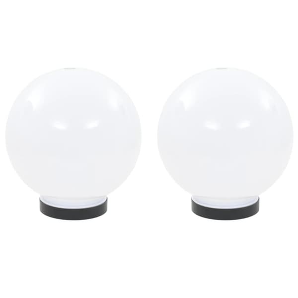 vidaXL LED-kuglelamper 2 stk. kugleformet 20 cm PMMA -  Udendørsbelysning