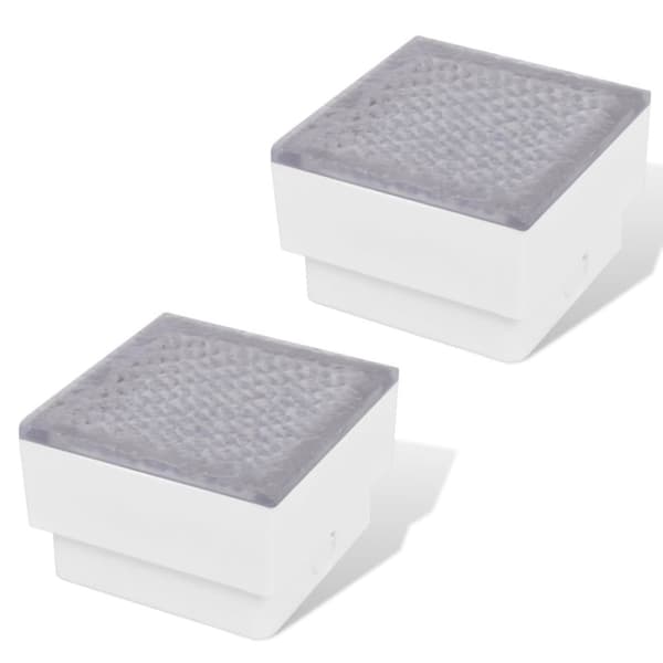 2 LED Nedgravet lys 100 x 100 x 68 mm -  Udendørsbelysning