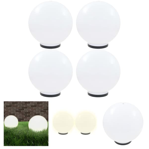 The Living Store LED-pallovalaisimet 4 kpl 40 cm akryyli -  Ulkovalaisimet