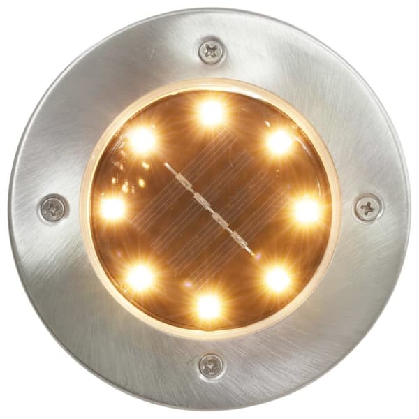 The Living Store Aurinkoenergia maavalaisimet 8 kpl LED lämmin valkoinen -  Ulkovalaisimet