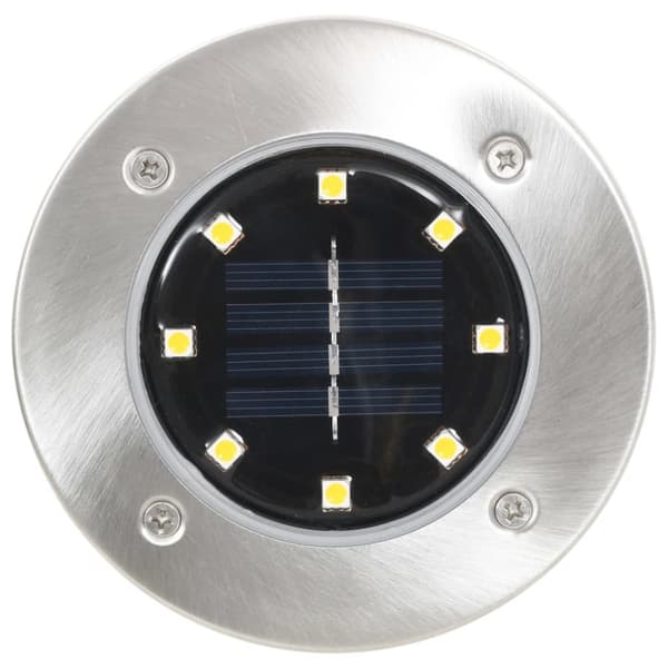 The Living Store Aurinkoenergia maavalaisimet 8 kpl LED lämmin valkoinen -  Ulkovalaisimet