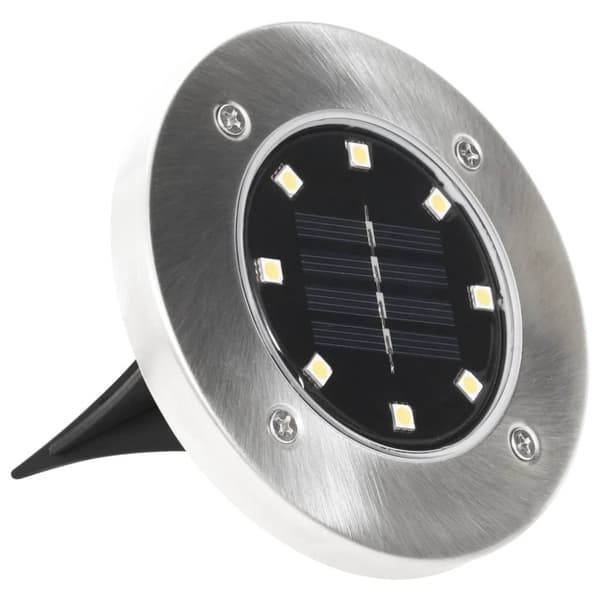 The Living Store Aurinkoenergia maavalaisimet 8 kpl LED lämmin valkoinen -  Ulkovalaisimet