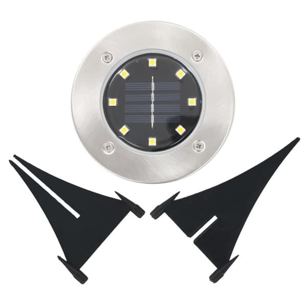 The Living Store Aurinkoenergia maavalaisimet 8 kpl LED lämmin valkoinen -  Ulkovalaisimet