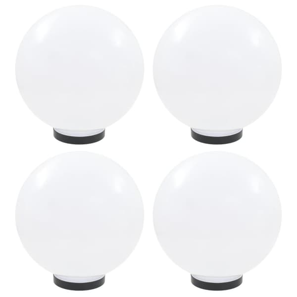 The Living Store Globlampor 4 st LED sfäriska 30 cm PMMA -  Utebelysning