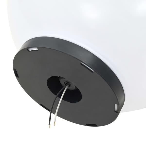 The Living Store Globlampa LED set 2 st sfäriska 40 cm PMMA -  Utebelysning