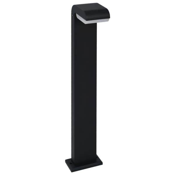 The Living Store udendørs LED-lampe 9 W oval sort -  Udendørsbelysning