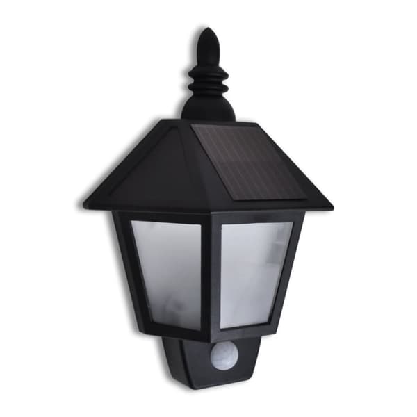 Solenergi-Vägglampa med Rörelsesensor -  Utebelysning