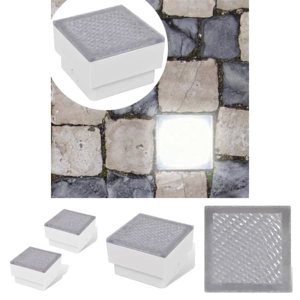 2 LED Nedgravet lys 100 x 100 x 68 mm -  Udendørsbelysning