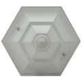 Miniatyrbild 6 av 7: Utebelysning - Living Lyktstolpar för trädgård 6 st E27 110 cm aluminium vit