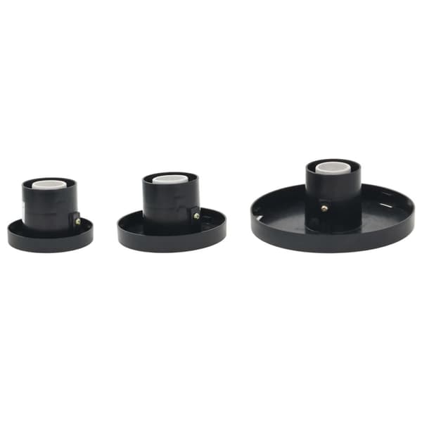 Udendørsbelysning - Living LED-kuglelampesæt 3 dele kugleformet 20/30/40 cm PMMA