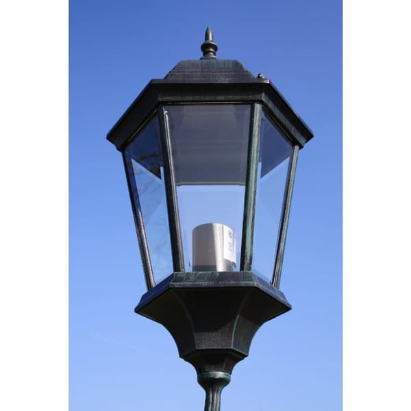 Utebelysning - Living Trädgårdslampa 2 armar 230 cm mörkgrön/svart aluminium