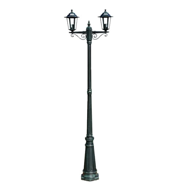 Utebelysning - Living Stolplykta 2-armad 215 cm
