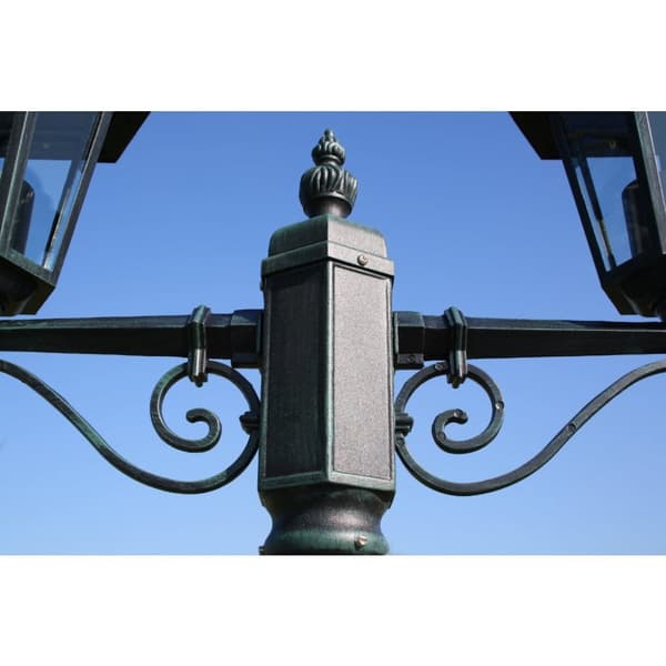 Utebelysning - Living Stolplykta 2-armad 215 cm