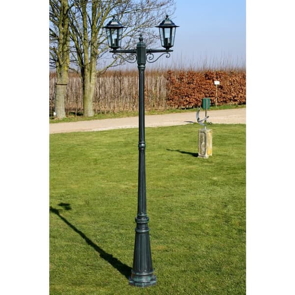 Utebelysning - Living Stolplykta 2-armad 215 cm