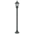Miniatyrbillede 4 af 6: Udendørsbelysning - Living havestolpelamper 6 stk. E27 110 cm aluminium mørkegrøn