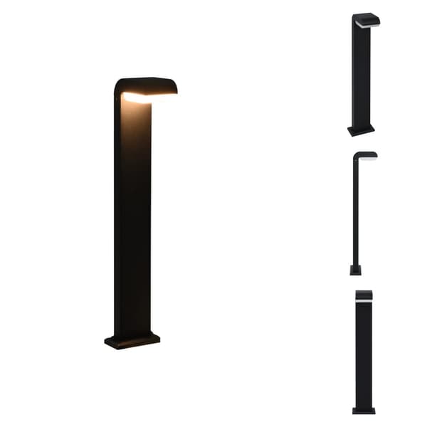 Udendørsbelysning - Living udendørs LED-lampe 9 W oval sort