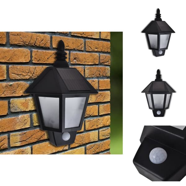 Utebelysning - Solenergi-Vägglampa med Rörelsesensor