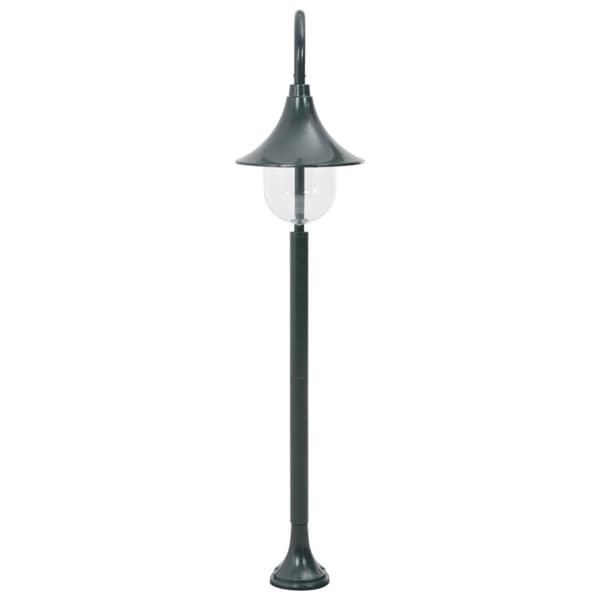Udendørsbelysning - Living havestolpelampe E27 120 cm aluminium mørkegrøn