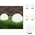 Miniatyrbild 1 av 7: Utebelysning - Living Globlampa LED set 2 st sfäriska 20 cm PMMA
