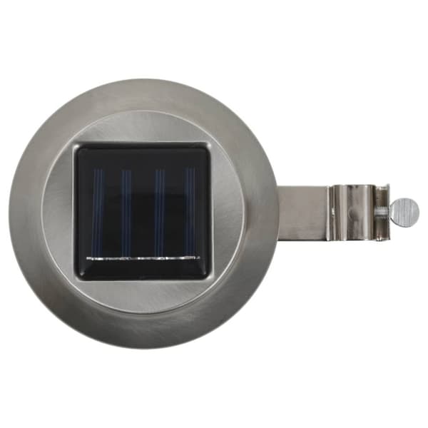 Ulkovalaisimet - Living Ulkoaurinkokennovalaisin 6 kpl LED pyöreä 12cm valkoinen