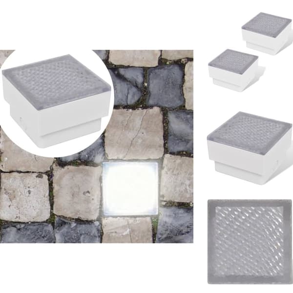Utebelysning - Living Markbelysning 2 st LED 100 x 100 x 68 cm