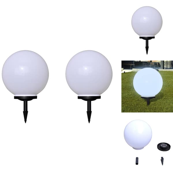 Utebelysning - Living Utomhuslampor 2 st LED 40 cm med markspett