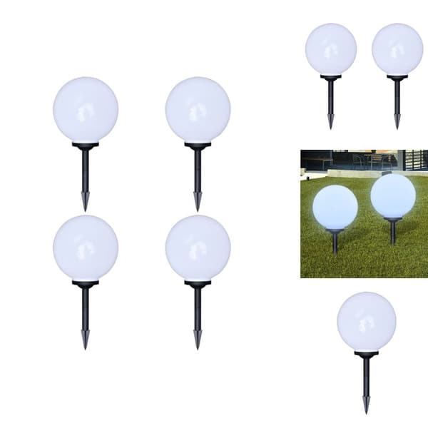 Ulkovalaisimet - Living Ulkolamput polulle 4 kpl LED 30 cm maapiikillä
