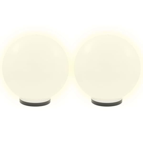 LED-kuglelamper 4 stk. Kugleformet 40 cm PMMA - Kuglelampe - Kuglelamper - Home & Living