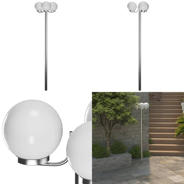 Lygtepæl til haven 3 lamper 220 cm - Lygtepæl - Lygtepæle - Home & Living