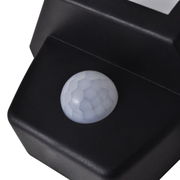 Soldrivna vägglampor 2 st med rörelsesensor svart - Vägglampa - Vägglampor - Home & Living