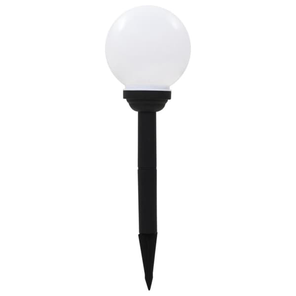 LED-solcellelamper 4 stk. 15 cm rund RGB-farver - Solcellelampe - Solcellelamper - Home & Living
