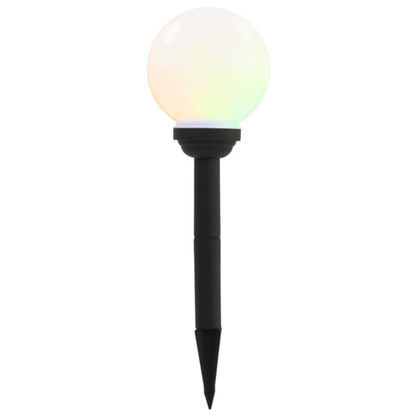 LED-solcellelamper 4 stk. 15 cm rund RGB-farver - Solcellelampe - Solcellelamper - Home & Living