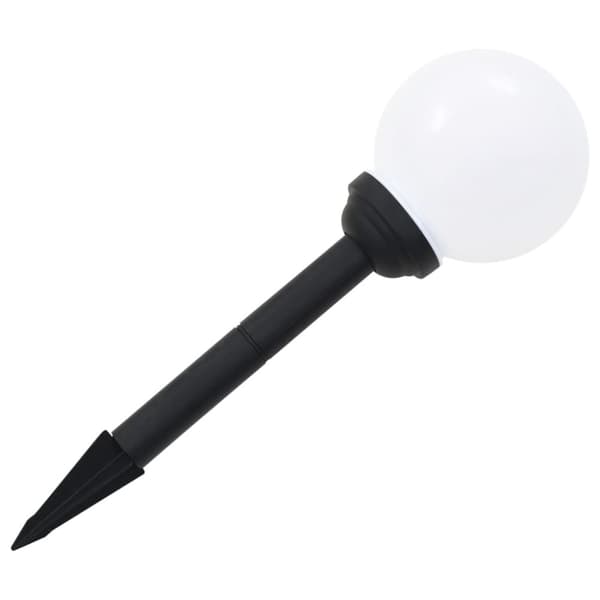 LED-solcellelamper 4 stk. 15 cm rund RGB-farver - Solcellelampe - Solcellelamper - Home & Living