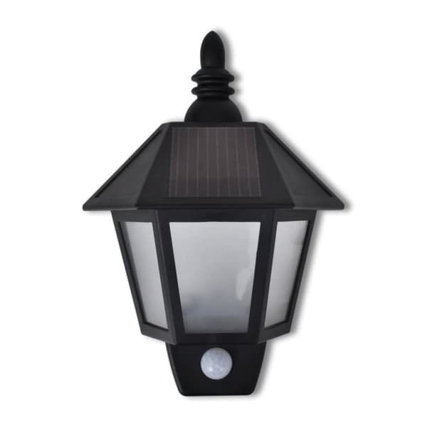 Aurinkoenergia seinävalaisin liikkeentunnistimella 2 kpl - Ulkovalo - Ulkovalot - Home & Living