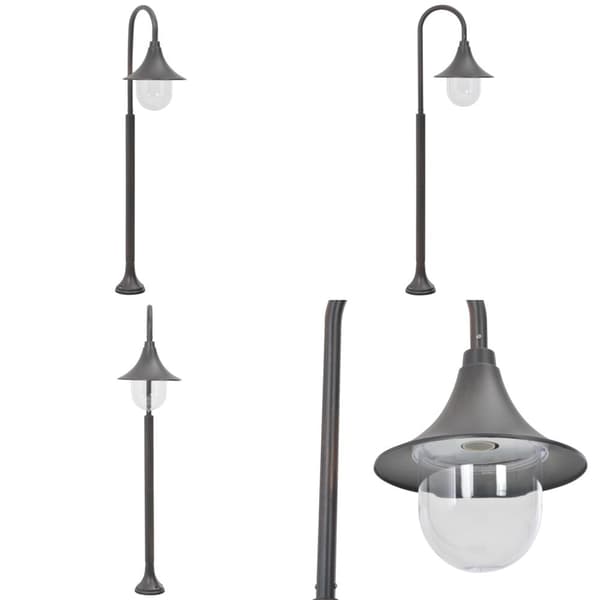 Havestolpelampe E27 120 cm aluminium bronzefarvet - Havestolpelampe - Havestolpelamper - Home & Living