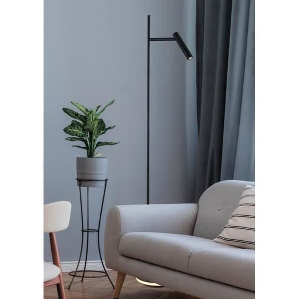 Estudo Integrerad LED-golvlampa Svart
