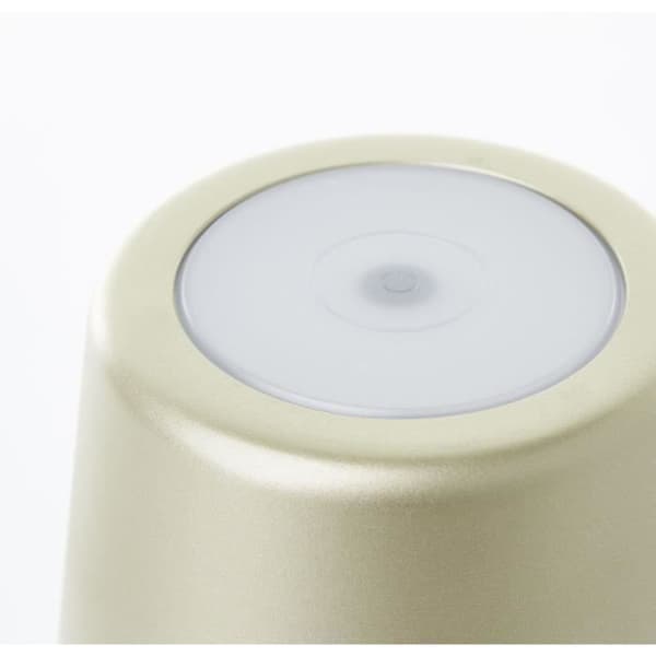 Utomhusbordslampa - BRILLIANT - KAAMI - Uppladdningsbar - Matt guld - LED - 2W - 310lm - 3000K - DIM - USB - 3-stegs DIM - IP54