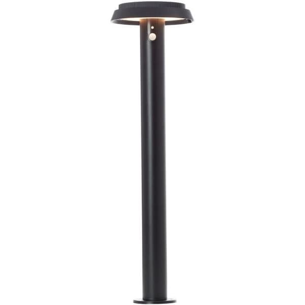 Utomhusstolpe - BRILJANT - ALVERO - LED och solenergi - Rörelsedetektor - Metall och plast - 4 W - Svart